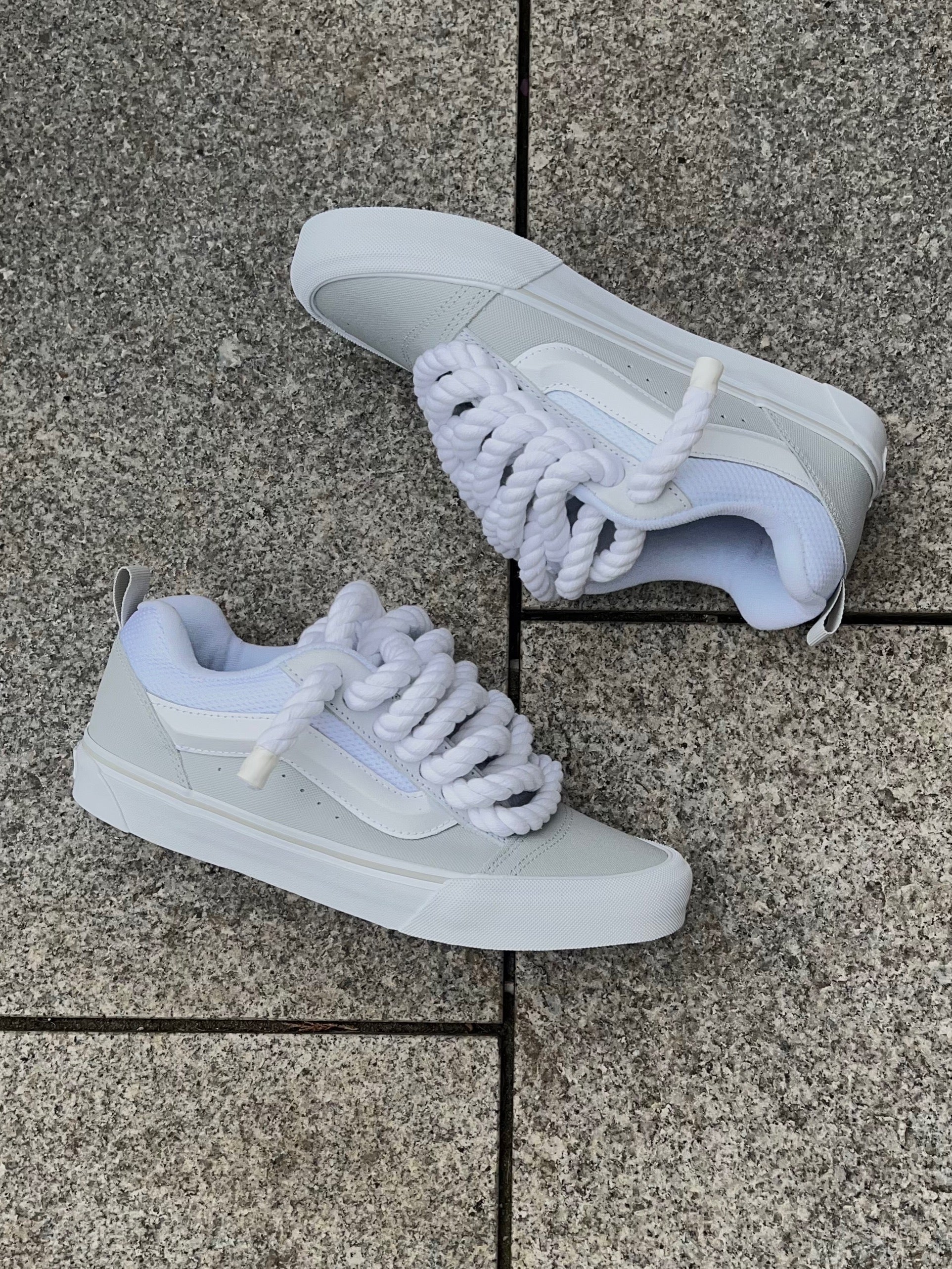 All grey old skool vans on sale