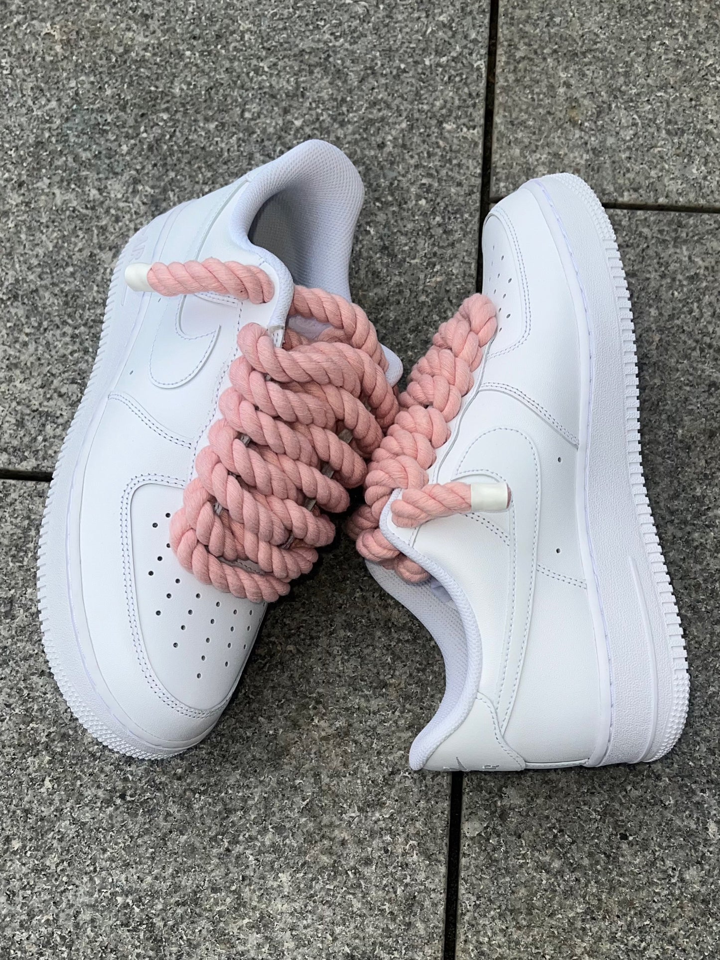 airforce 1 lacets corde rose