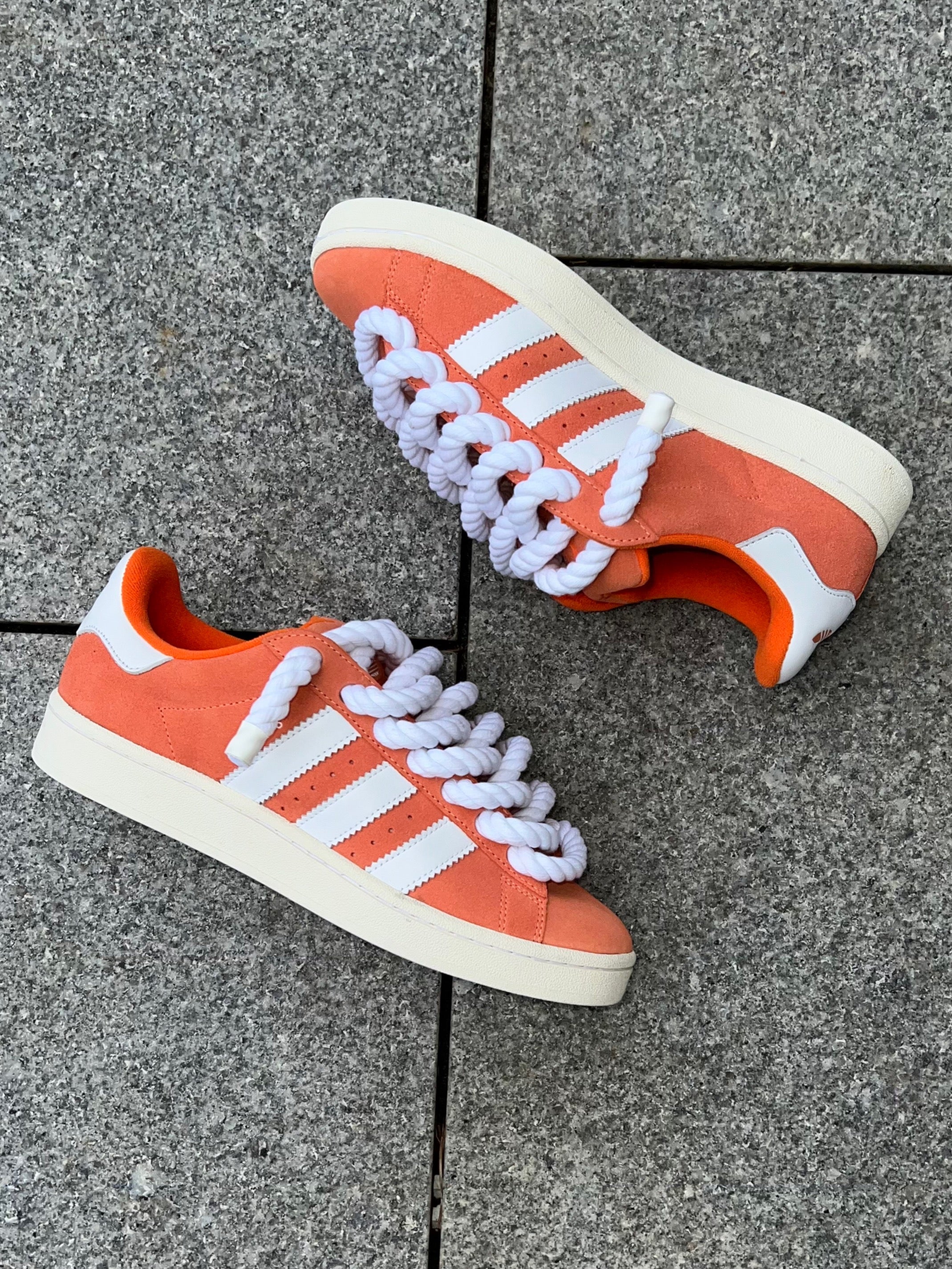 Adidas originals campus trainers in orange best sale