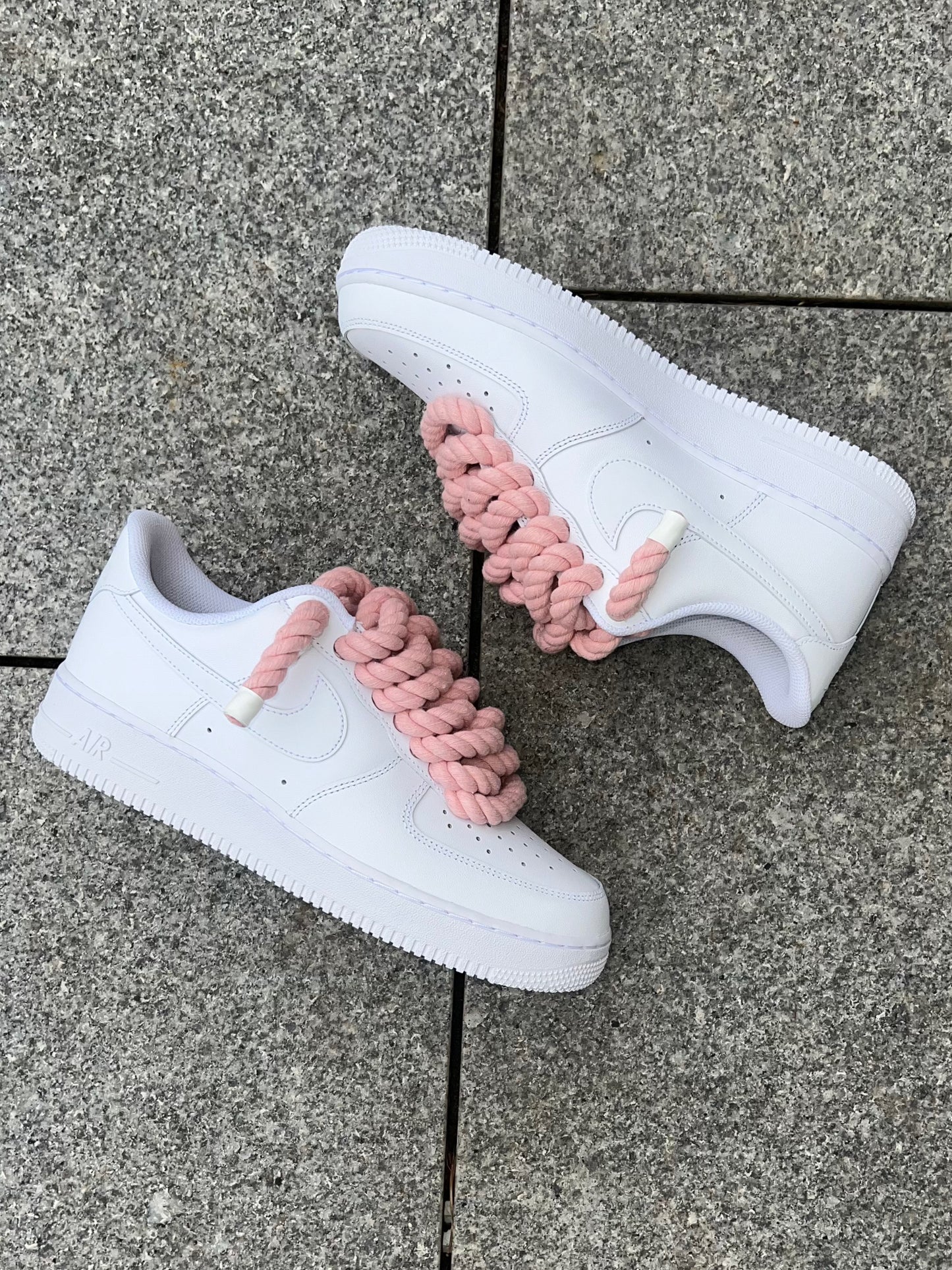 airforce 1 rope laces pink